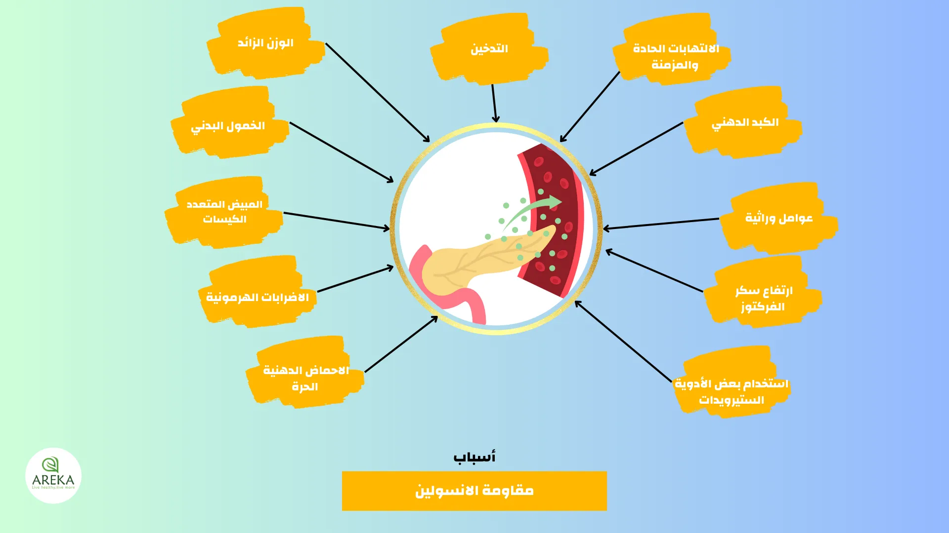 أسباب مقاومة الأنسولين